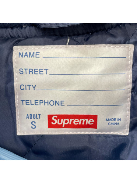 Supreme ジャケット 24SS Hooded Stadium Jacket 青 S