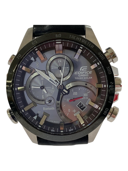 CASIO メンズ時計 EDIFICE QZ ブラック