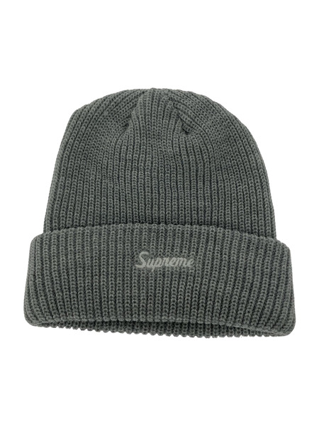Supreme 23AW Loose gauge Beanie Grey グレー