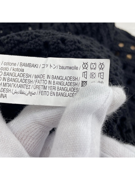 ZARA メッシュニット フーディー Ｍ[値下]