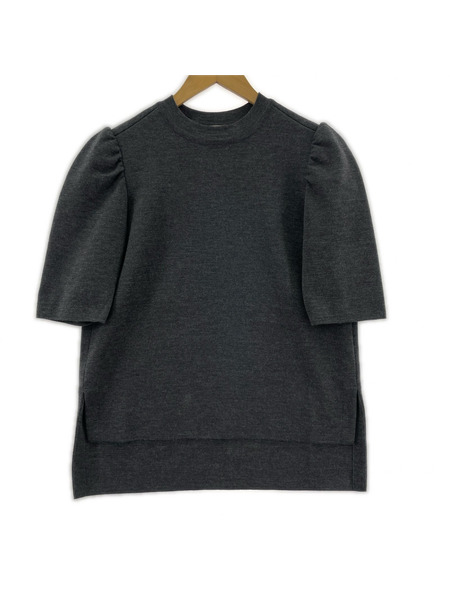 SHE TOKYO 半袖ニット Ulla グレー 0