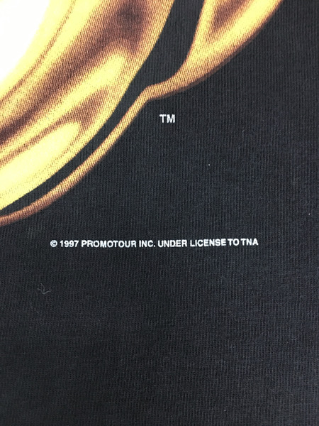 90s THE ROLLING STONES BRIDGE TO BABYLON 97 ツアーTシャツ(XL) ゴールドタン