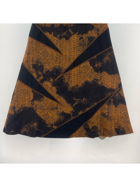 ロングスカート EIKO KONDO ニット素材 オレンジ