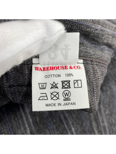 WAREHOUSE パンツ JOHN GLUCKOW ストライプ ワーク[値下]