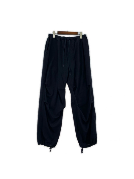 COMOLI パンツ 24SS ウールニータックパンツ 2 ネイビー