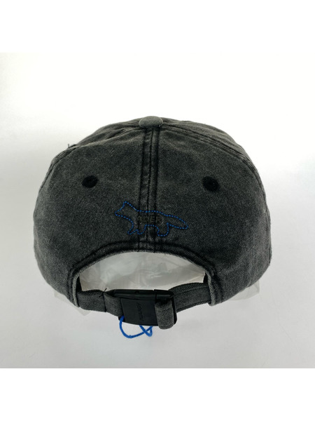 ADER ERROR キャップ ×MAISON KITSUNE 刺繍 デニム グレー