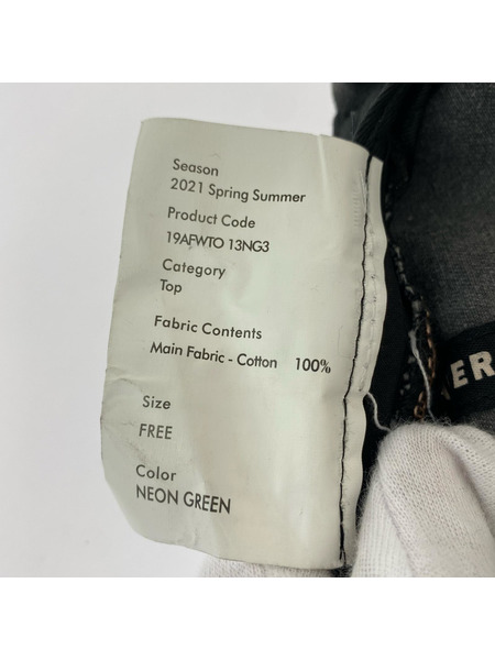 ADER ERROR キャップ ×MAISON KITSUNE 刺繍 デニム グレー