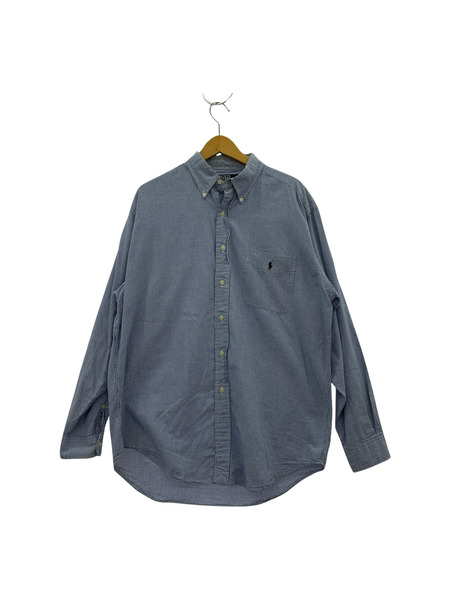 POLO RALPH LAUREN 長袖シャツ BRAKE Cotton Shirt BLU M