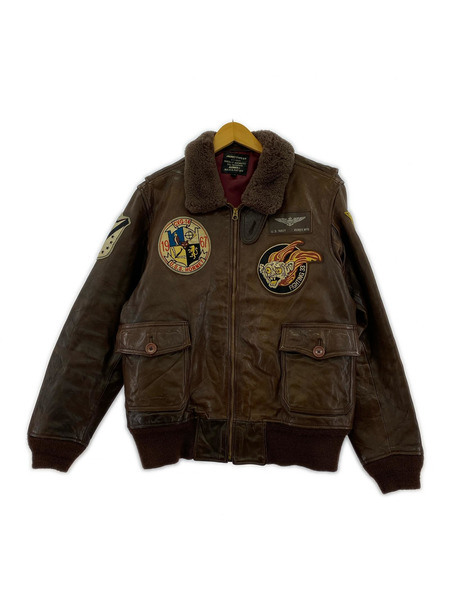 AVIREX フライトジャケット G-1 FIGHTING 33 REVIVAL BRW 40