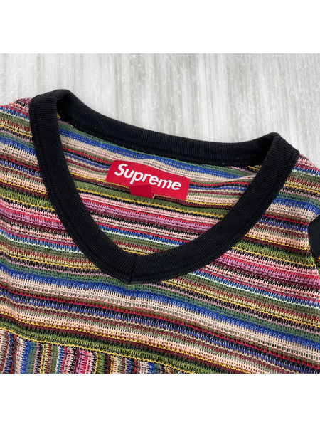 Supreme 25SS Open Knit Football Top フットボールニットTee M