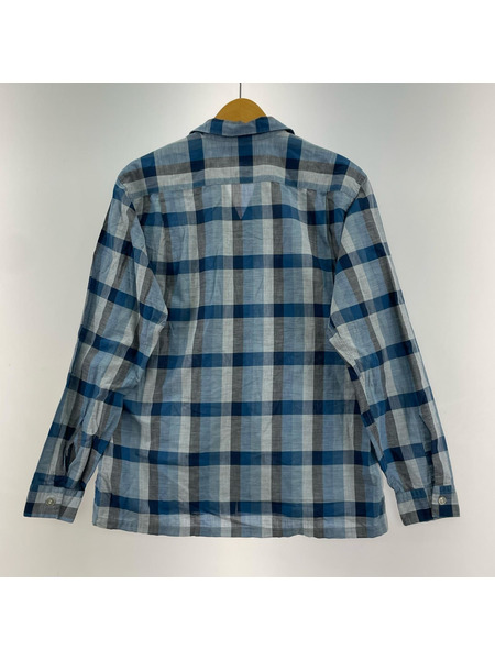 OLD・VINTAGE 長袖シャツ 60s-70s Royal Knight 開襟 チェック ボックスシャツ