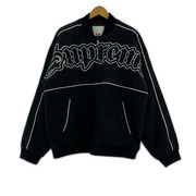 Supreme Twill Old English Varsity Jacket スタジャン M ブラック