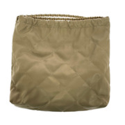 IENA ショルダーバッグ キルティングチェーン/ベージュ