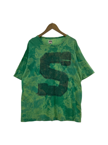 00s STUSSY S/S タイダイ Sロゴtee (L)[値下]