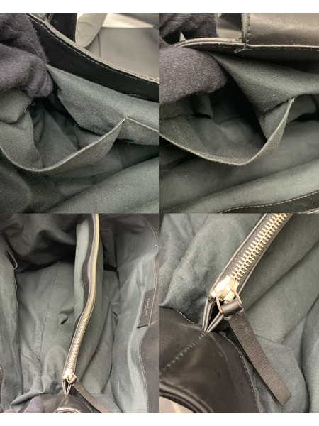 BALENCIAGA レザー トートバッグ BLK 本体のみ ダメージあり バレンシアガ レザーバッグ 