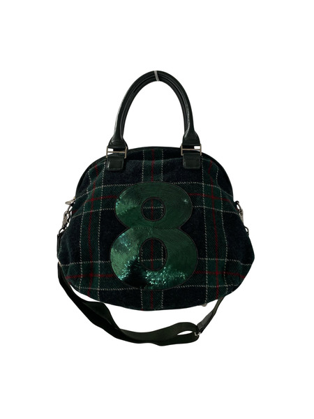 muta ハンドバッグ Harris Tweed 8 ハンドバッグ グリーン