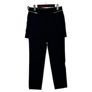 UNDERCOVERISM 14AW エプロン付 ウールスラックス 2 ネイビー N4508