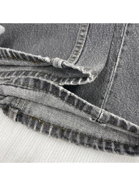 Levi's デニム・ジーンズ 90s USA製 501 先染メブラック デニムパンツ (32×32)