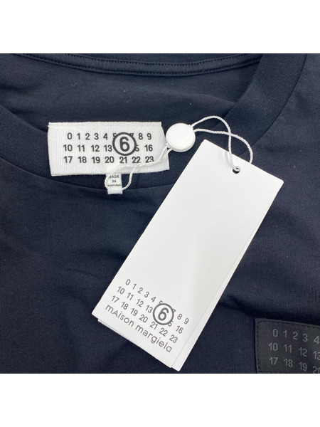 MM6 Label Patch L/S T-shirt M ブラック