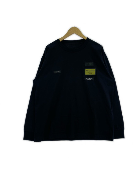 MM6 Label Patch L/S T-shirt M ブラック