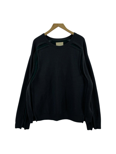 YOKE ニット・セーター BROKEN CREWNECK SWEATER (2) YK22AW0420S[値下]