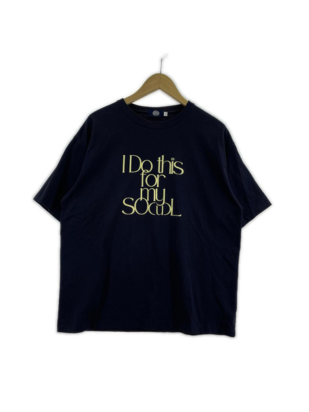 半袖Tシャツ・カットソー SOL soonerorlater プリント Tee 紺 L