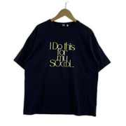 半袖Tシャツ・カットソー SOL soonerorlater プリント Tee 紺 L