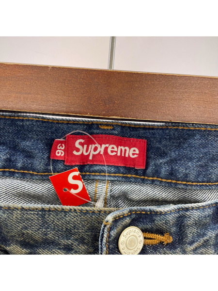 Supreme 25AW Distressed Loose Fit Selvedge Jean