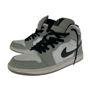 NIKE スニーカー AIR JORDAN 1 MID SMOKE GREY (26.5cm)