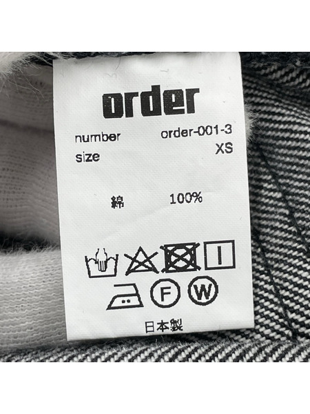 order デニム・ジーンズ ルーズデニム BLK (28)[値下]