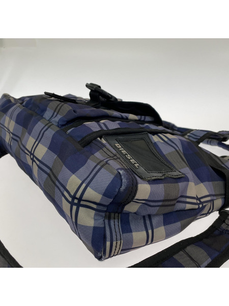 DIESEL ショルダーバッグ 2way チェック