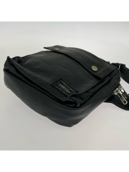 PORTER ショルダーバッグ BK レザー