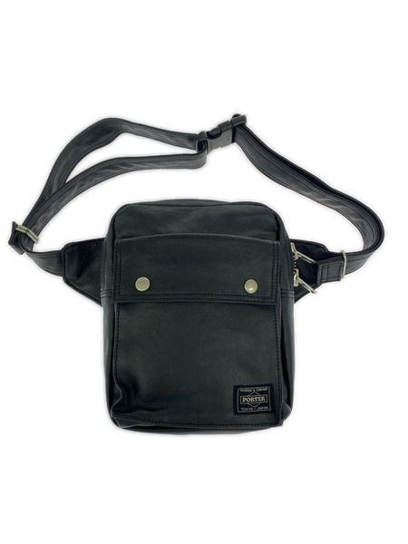 PORTER ショルダーバッグ BK レザー
