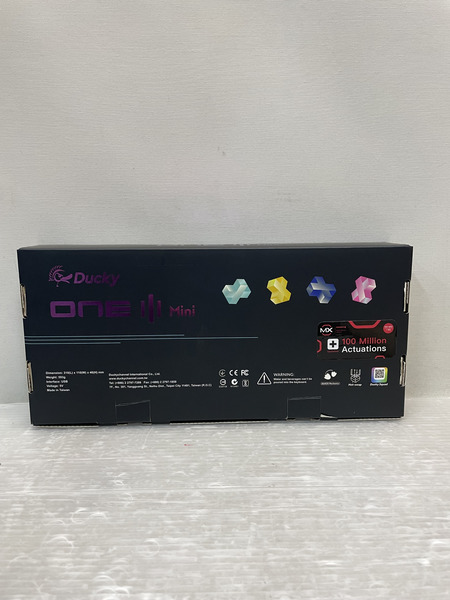 DUCKY ONE 3 mini 60% RGB 銀軸 イエロー