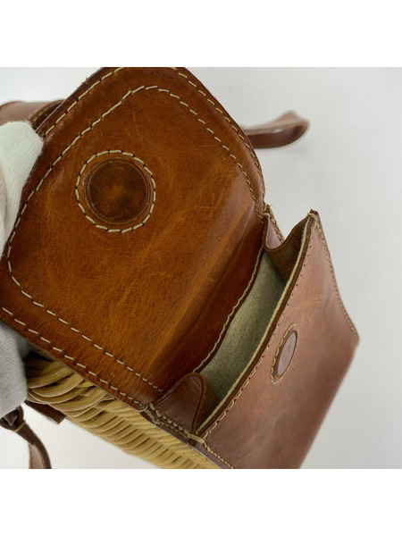 genten ハンドバッグ カゴバッグ BEG