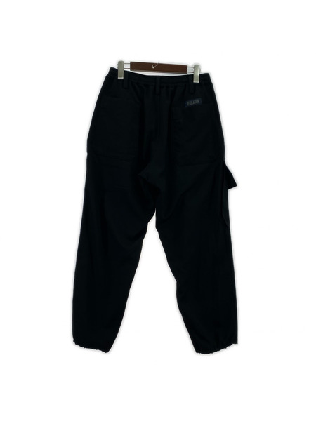 Yohji Yamamoto ウールギャバリブラップパンツ 1 ブラック HX-P02-140