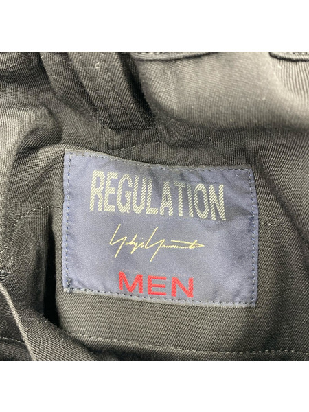 Yohji Yamamoto ウールギャバリブラップパンツ 1 ブラック HX-P02-140