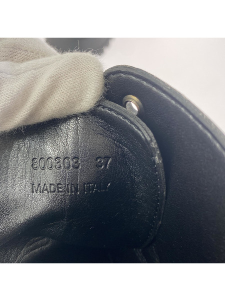 STELLA McCARTNEY ビブラムソール レースアップ サイドジップ ショートブーツ
