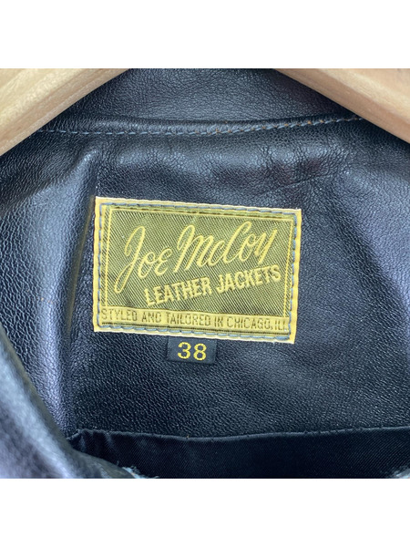 JOE McCOY ジャケット ホースハイド デッドウッド 黒 (38)