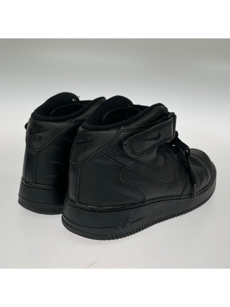 NIKE Air Force1 MID 黒 (27.5)