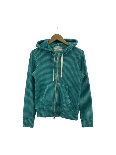 Seagreen パーカー(ジップアップ) 20ss ビッグワッフルパーカー