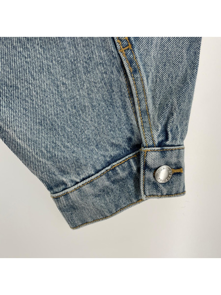 Alexander Wang Regen Indigo Denim clip trucker jacket