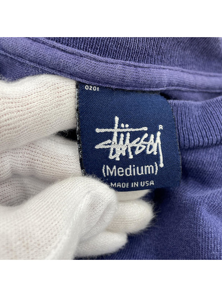 90s/STUSSY/紺タグ/USA製/Tシャツ（M)