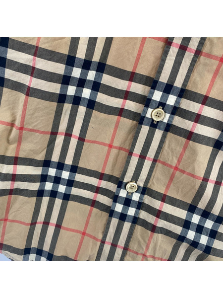 BURBERRY アームプリント ノヴァチェックシャツ S ベージュ 8029878/70C