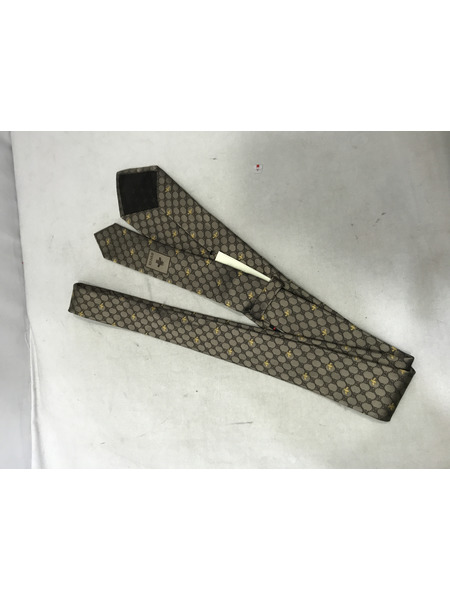 ラグ衣料その他 GUCCI ビー シルクタイ ベージュ 545078 4E002