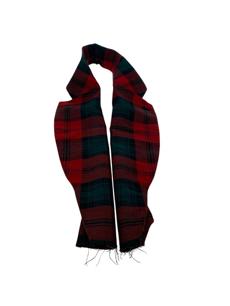 COMME des GARCONS HOMME PLUS ジレ・ベスト 付ケ襟 ツケエリ チェック柄 XS