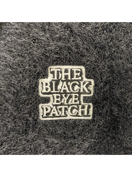 BLACK EYE PATCH カーディガン OG LABEL SHAGGY CARDIGAN BLACK