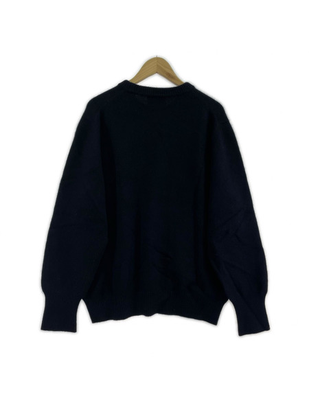 ニット・セーター cantate 21AW クルーネックニット 48 ネイビー