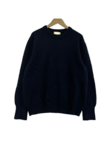 ニット・セーター cantate 21AW クルーネックニット 48 ネイビー