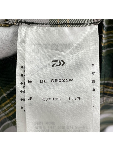 DAIWA PIER39 TECH REGULAR COLLAR SHIRT チェックシャツ XL 緑